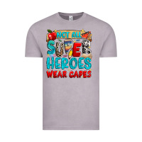 Vintage Zinc not all super heroes wear capes Vintage Tee - NancyCooperArtShop