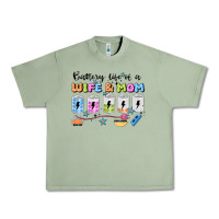 Oil Green battery life of a wife & mom Urban Heavy Tee - JahusDesignShop