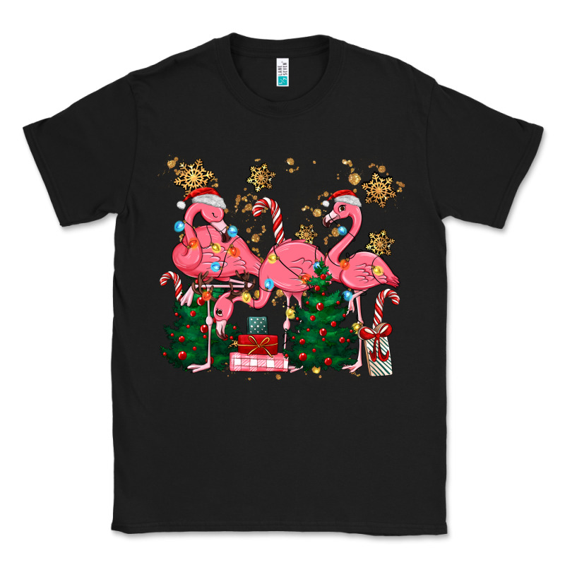 Christmas Flamingos Classic Tee by MaliasSmallBusiness | Teevron