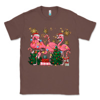 Chestnut christmas flamingos Classic Tee - MaliasSmallBusiness