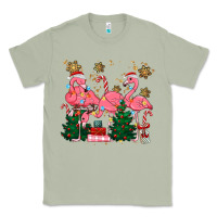 Matcha christmas flamingos Classic Tee - MaliasSmallBusiness