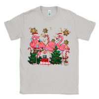 Moon Dust christmas flamingos Classic Tee - MaliasSmallBusiness