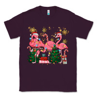 Plum christmas flamingos Classic Tee - MaliasSmallBusiness