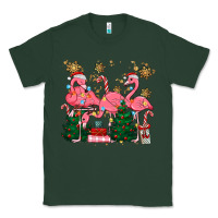 Sports Green christmas flamingos Classic Tee - MaliasSmallBusiness