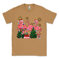 Toasted Coconut christmas flamingos Classic Tee - MaliasSmallBusiness