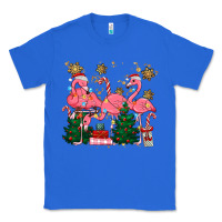 True Royal christmas flamingos Classic Tee - MaliasSmallBusiness