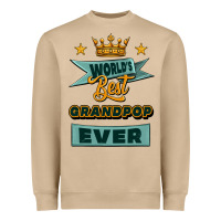 Mushroom world's best grandpop ever Heavyweight Sweatshirt - Jasminsmagicworld