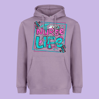 Nurse Life Olivia  (1) Heavyweight Hoodie Designed By Oliviacreatesart
