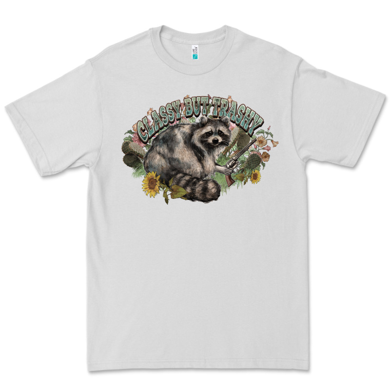 Classy But Trashy Racoon Premium Tee by NancyCooperArtShop | Teevron