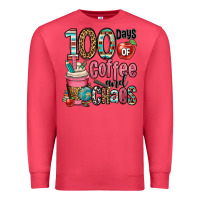 Cardinal hundred days of coffee and chaos Premium Sweatshirt - OliviaCreatesArt