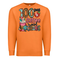 Carrot hundred days of coffee and chaos Premium Sweatshirt - OliviaCreatesArt