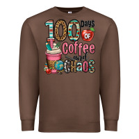 Chestnut hundred days of coffee and chaos Premium Sweatshirt - OliviaCreatesArt