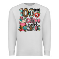 Dove Grey hundred days of coffee and chaos Premium Sweatshirt - OliviaCreatesArt