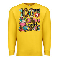 Lemon hundred days of coffee and chaos Premium Sweatshirt - OliviaCreatesArt