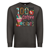 Smoke hundred days of coffee and chaos Premium Sweatshirt - OliviaCreatesArt