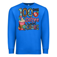 True Royal hundred days of coffee and chaos Premium Sweatshirt - OliviaCreatesArt