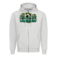 Wild About Soccer Zipper Hoodie | Teevron