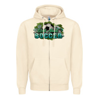 Sandshell Wild about Soccer Zipper Hoodie - HowdyJamesFarm