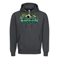 Smoke Wild about Soccer Zipper Hoodie - HowdyJamesFarm