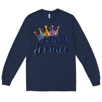 Navy birthday prince Long Sleeve Tee - Artiststas