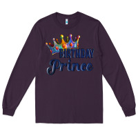 Plum birthday prince Long Sleeve Tee - Artiststas