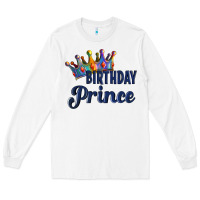 White birthday prince Long Sleeve Tee - Artiststas