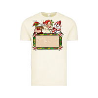 Vintage Arctic santa reindeer snowman preview and costom name Vintage Tee - MaliasSmallBusiness