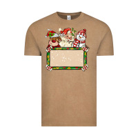 Vintage Coffee santa reindeer snowman preview and costom name Vintage Tee - MaliasSmallBusiness