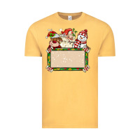 Vintage Mustard santa reindeer snowman preview and costom name Vintage Tee - MaliasSmallBusiness