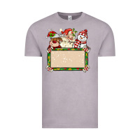 Vintage Zinc santa reindeer snowman preview and costom name Vintage Tee - MaliasSmallBusiness