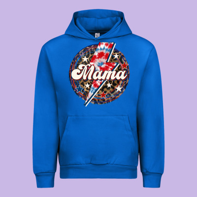 Western Mama Patriotic 4th Of July Urban Hoodie Designed By Lillyallendesigns