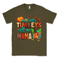 Army Green my favorite call me mama Classic Tee - MaliasSmallBusiness