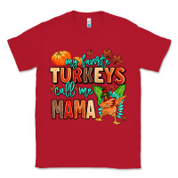 Red my favorite call me mama Classic Tee - MaliasSmallBusiness