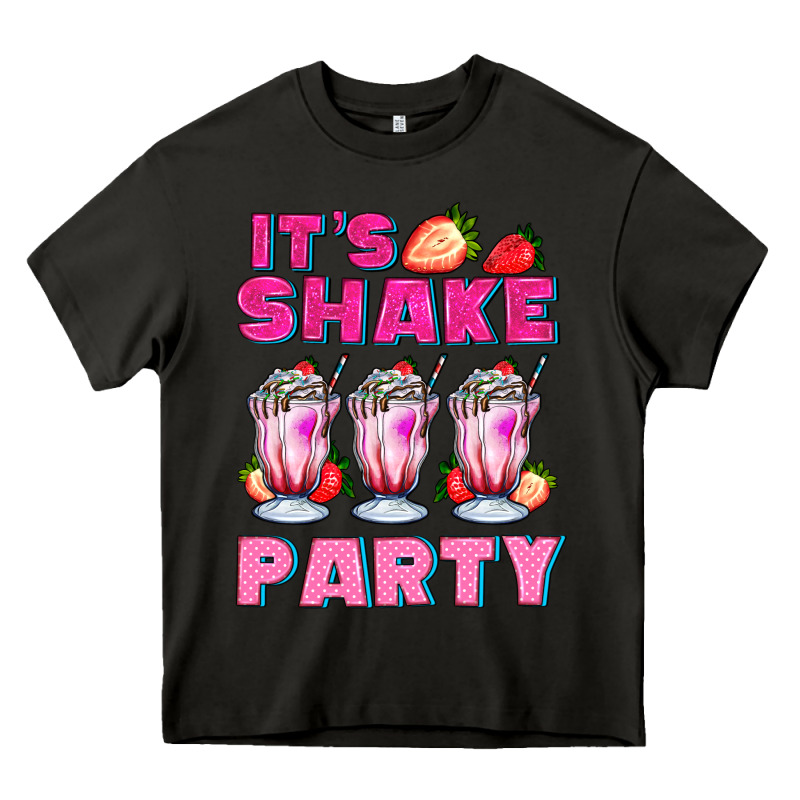 Its Shake Party With Milkshake Heavy Core Tee by AdoDesignShop | Teevron
