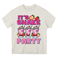 Cream its shake party with milkshake Heavy Core Tee - AdoDesignShop