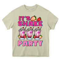 Mossy its shake party with milkshake Heavy Core Tee - AdoDesignShop
