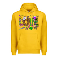 Lemon Mardi Gras love Nurse Premium Hoodie - HowdyJamesFarm