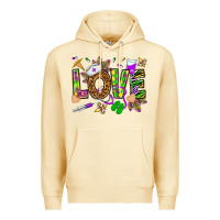 Pina Colada Mardi Gras love Nurse Premium Hoodie - HowdyJamesFarm