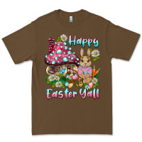 Cacao happy easter y'all rabbit Premium Tee - BarkalooDesign