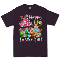 Plum happy easter y'all rabbit Premium Tee - BarkalooDesign