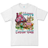 White happy easter y'all rabbit Premium Tee - BarkalooDesign