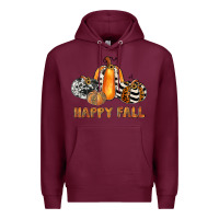 Burgundy happy fall Premium Hoodie - JahusDesignShop