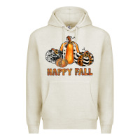 Oatmeal Heather happy fall Premium Hoodie - JahusDesignShop