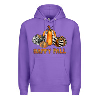 Purple happy fall Premium Hoodie - JahusDesignShop