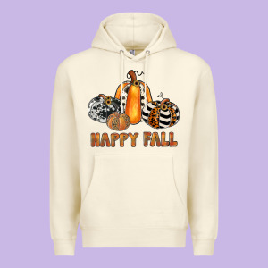 Happy Fall Premium Hoodie Designed By Jahusdesignshop
