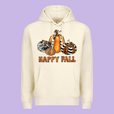 Happy Fall Premium Hoodie Designed By Jahusdesignshop