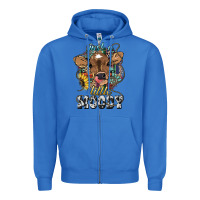 True Royal Just a little moody baby cow Zipper Hoodie - HowdyJamesFarm