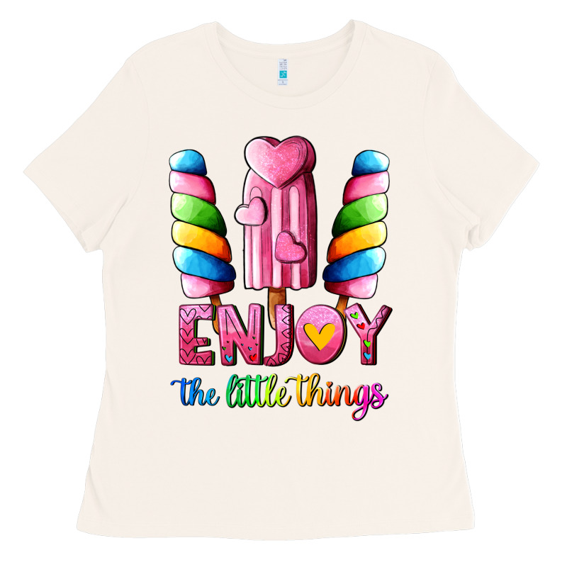 Enjoy The Little Things Ladies Tee by AdoDesignShop | Teevron