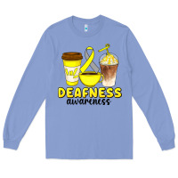 Colony Blue deafness awareness coffee cups Long Sleeve Tee - Artiststas