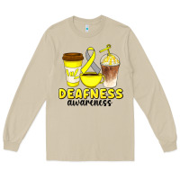 Mushroom deafness awareness coffee cups Long Sleeve Tee - Artiststas